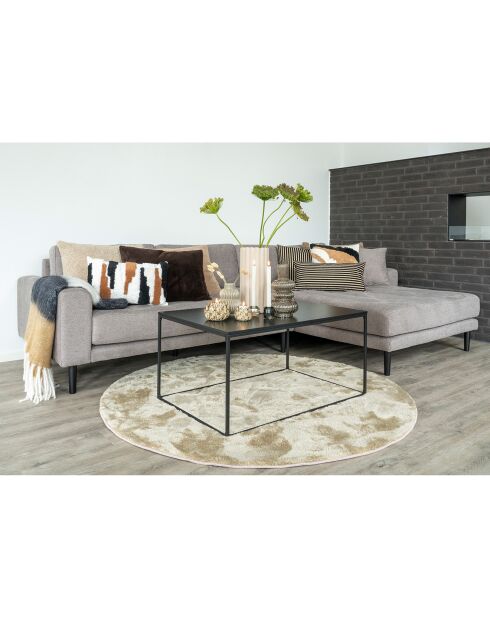 Alfombra redonda Miami Sand - D.160x1 cm