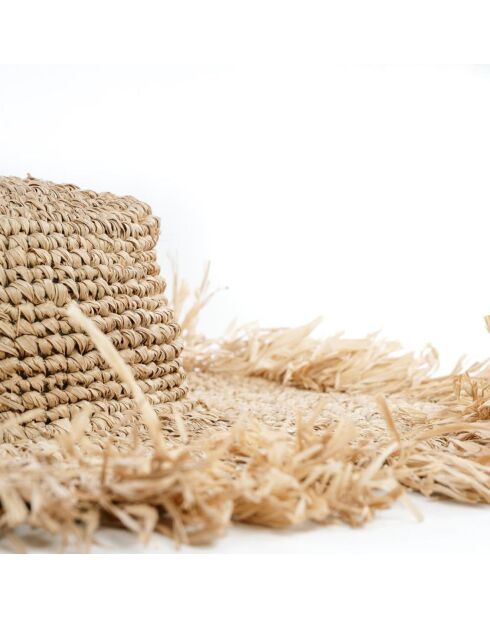 Chapeau Ocean naturel - 57x57x11 cm