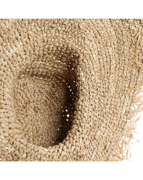 Chapeau Ocean naturel - 57x57x11 cm