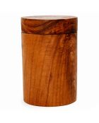 Pot avec couvercle Root  naturel - 8x12x8 cm