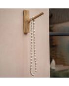Crochet en teck naturel - 6x3x20 cm