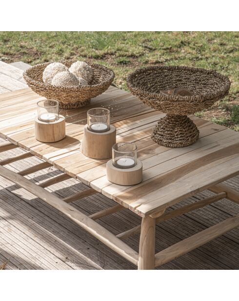 Table basse Island naturel - 120x70x38 cm
