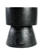 Tabouret artisanal Warmi naturel - 40x40x45 cm