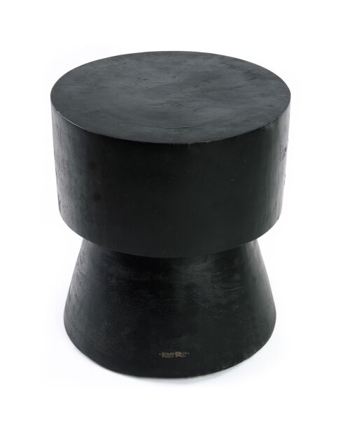 Tabouret artisanal Warmi naturel - 40x40x45 cm