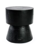 Tabouret artisanal Warmi naturel - 40x40x45 cm