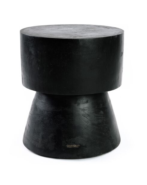 Tabouret artisanal Warmi naturel - 40x40x45 cm
