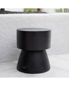 Tabouret artisanal Warmi naturel - 40x40x45 cm