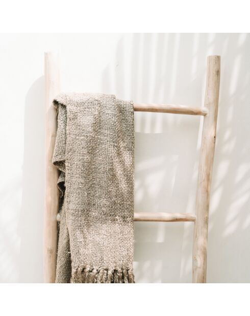 Echelle décorative Tulum naturel - 53x5x165 cm