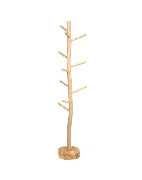 Porte manteau naturel naturel - 25x25x160 cm