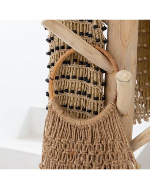 Porte manteau naturel naturel - 25x25x160 cm