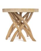 Table basse Gili naturel - 60x60x55 cm
