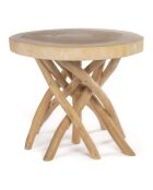 Table basse Gili naturel - 60x60x55 cm