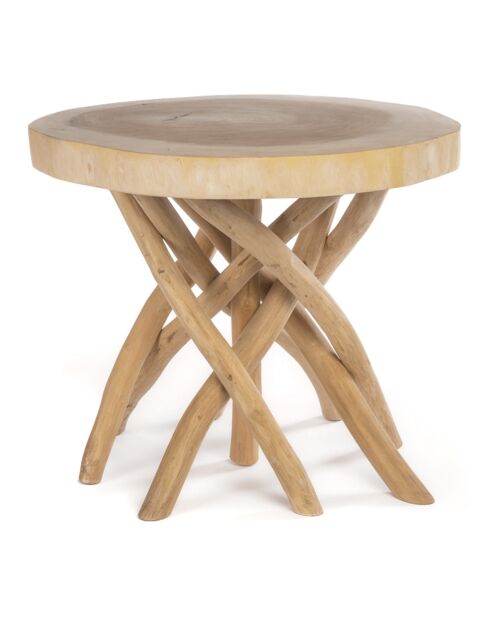 Table basse Gili naturel - 60x60x55 cm