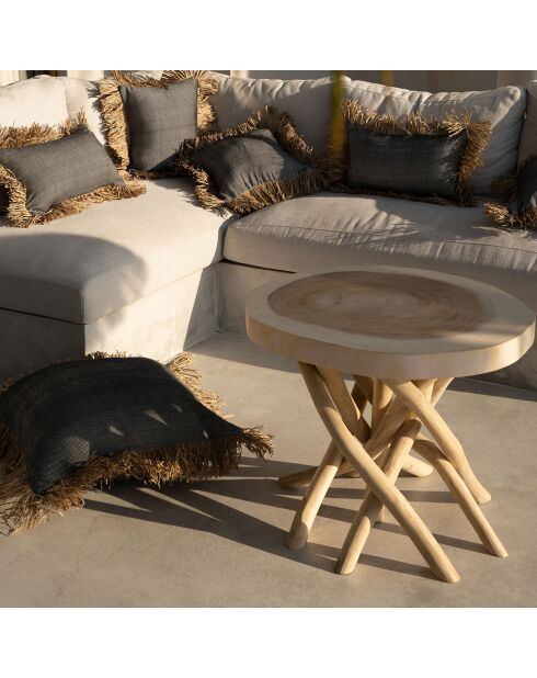 Table basse Gili naturel - 60x60x55 cm
