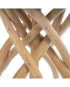 Table basse Gili naturel - 60x60x55 cm