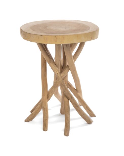 Table d'appoint Gili naturel - 60x60x75 cm