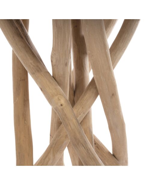 Table d'appoint Gili naturel - 60x60x75 cm