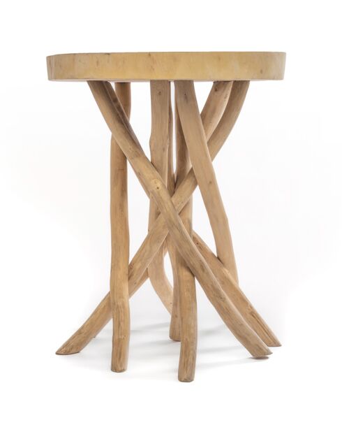 Table d'appoint Gili naturel - 60x60x75 cm