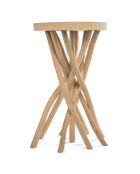 Table de bar Gili naturel - 60x60x103 cm