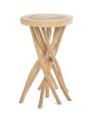 Table de bar Gili naturel - 60x60x103 cm