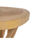 Table de bar Gili naturel - 60x60x103 cm