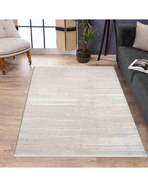 Tapis d'intérieur blanc/beige