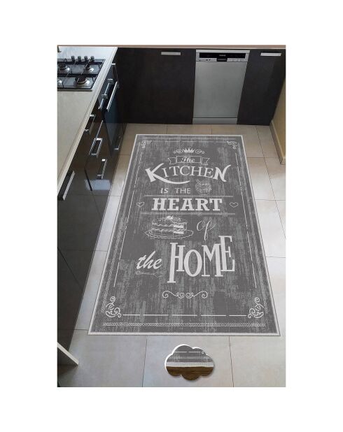 Tapis de cuisine multicolore