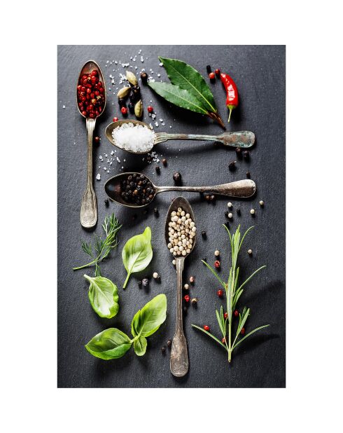 Tapis de cuisine multicolore