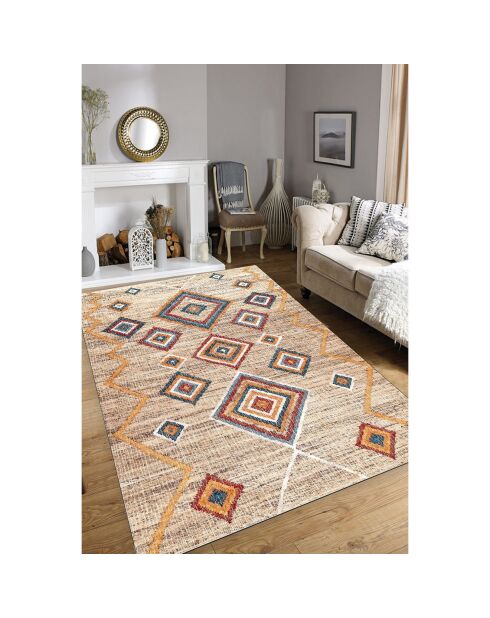 Tapis d'intérieur multicolore