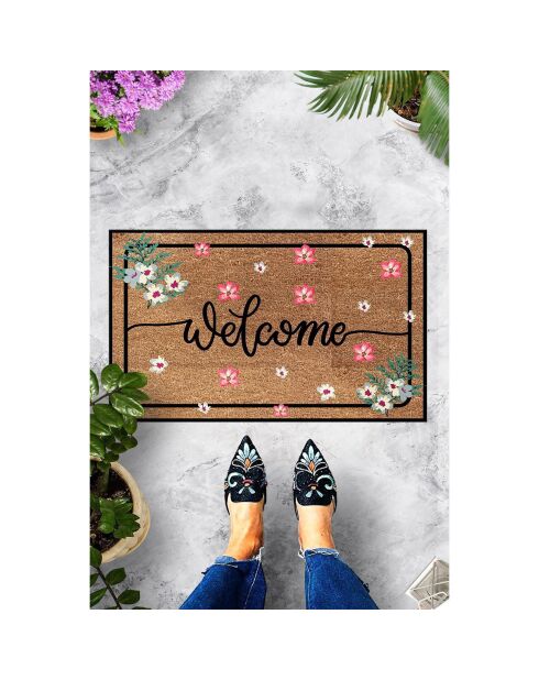 Veelkleurige deurmat - 40x60 cm