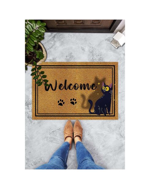 Veelkleurige deurmat voor katten - 40x60 cm