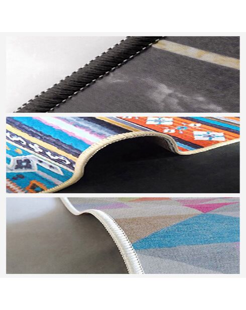 Tapis d'intérieur multicolore