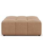 Pouf Velours Luc beige foncé - 80x102x40 cm