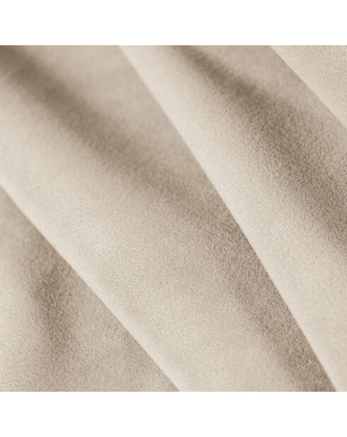 Canapé Velours Tendance 4 Places beige - 262x122x72 cm