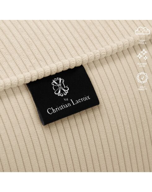 Divano panoramico Trendy a 5 posti Beige chiaro - 344x170x72 cm