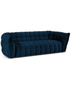 Canapé Velours Cedric 2 Places bleu roi - 225x110x68 cm