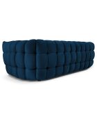 Canapé Velours Cedric 2 Places bleu roi - 225x110x68 cm