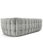 Canapé Velours Cedric 2 Places gris clair - 225x110x68 cm