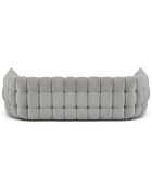 Canapé Velours Cedric 2 Places gris clair - 225x110x68 cm
