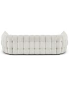 Canapé Velours Cedric 2 Places beige clair - 225x110x68 cm