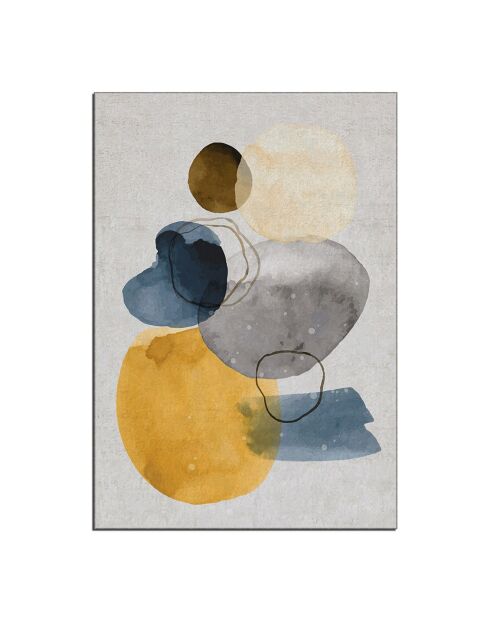 Tapis d'intérieur multicolore