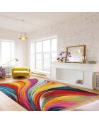 Tapis d'intérieur multicolore