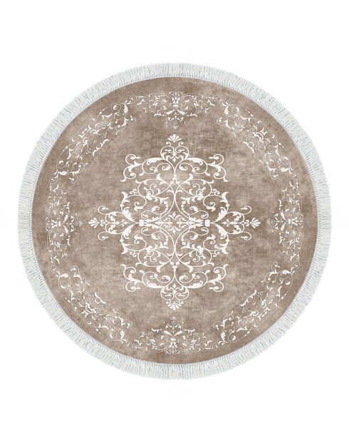 Tapis d'intérieur beige/blanc