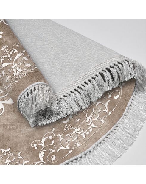 Tapis d'intérieur beige/blanc