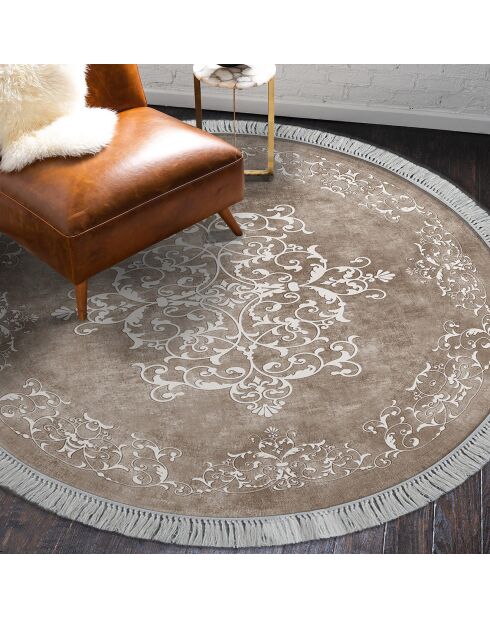 Tapis d'intérieur beige/blanc
