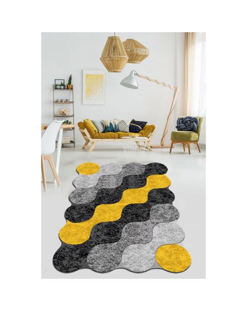 Tapis d'intérieur multicolore