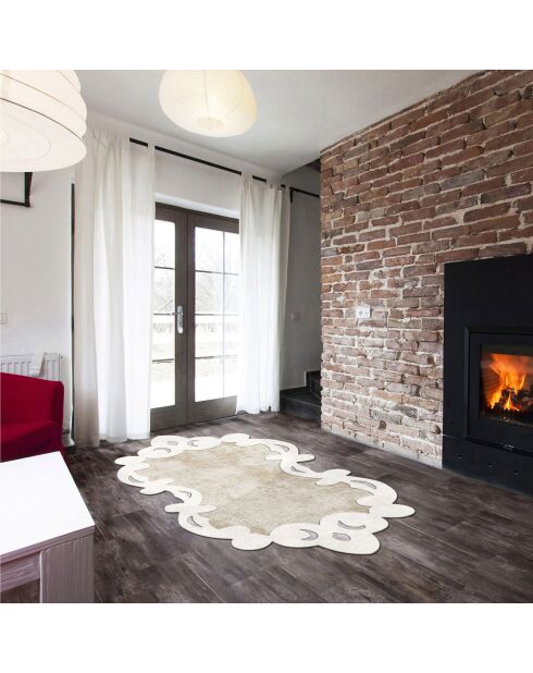 Tapis d'intérieur crème