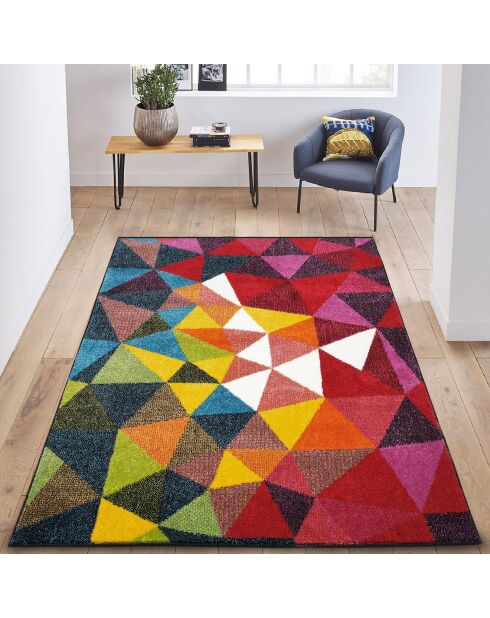 Tapis d'intérieur multicolore