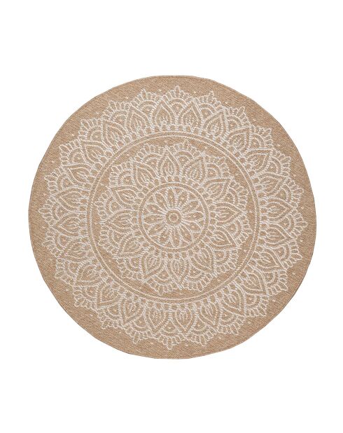 Tapis d'extérieur crème