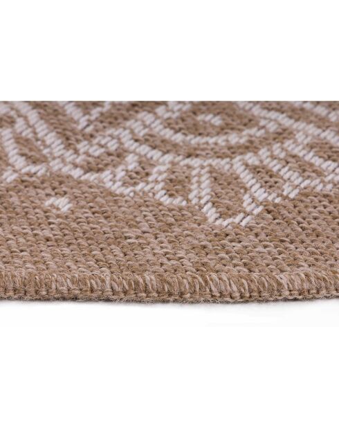 Tapis d'extérieur crème